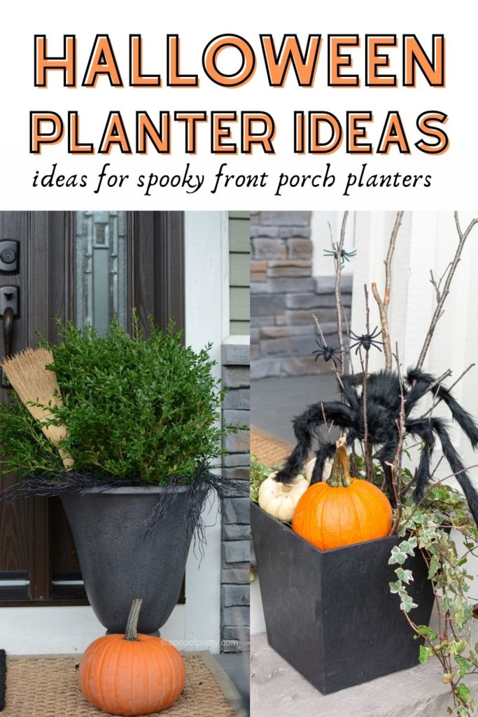 Halloween planters