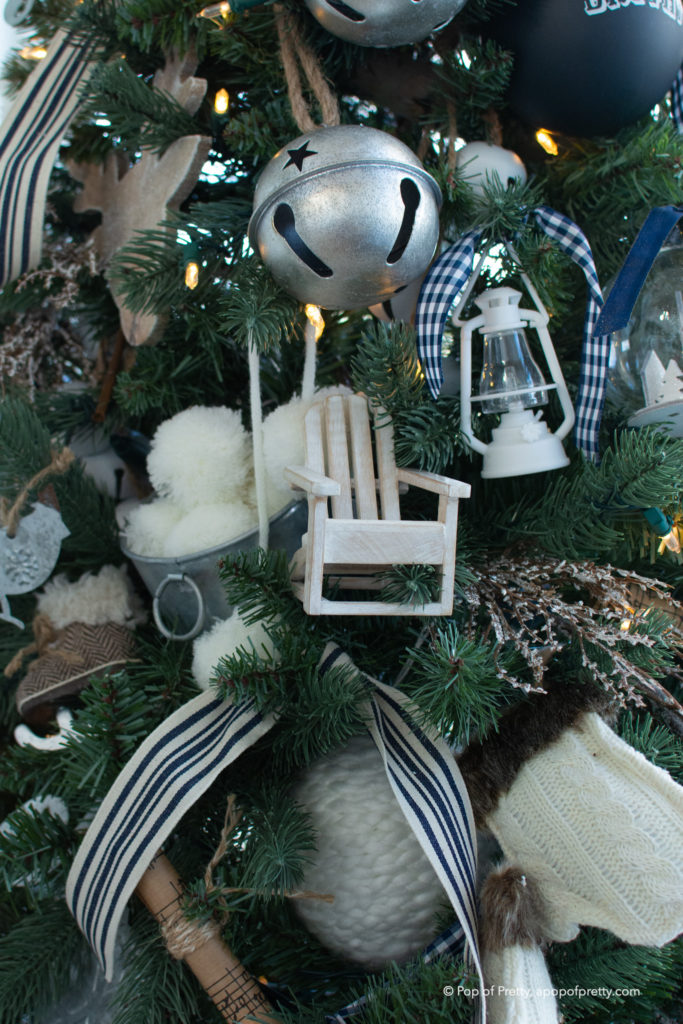 farmhouse Christmas tree decor ideas