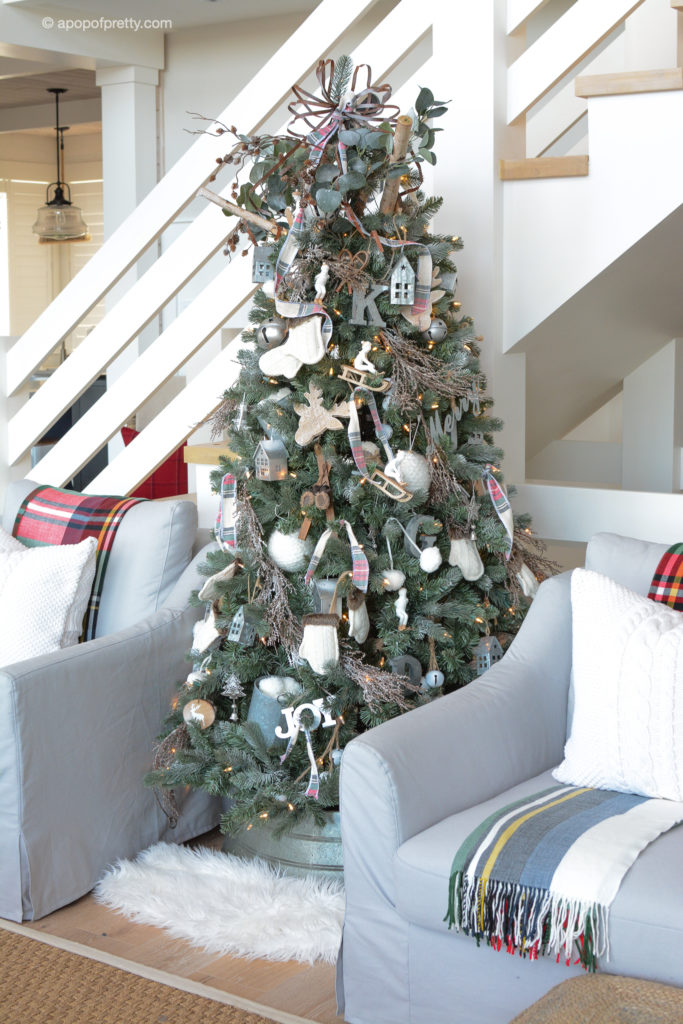 Scandi style Christmas decor